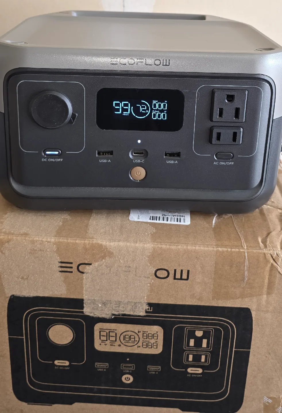 IN BOX - EF ECOFLOW Portable Power Station River 2 image indicator(9)