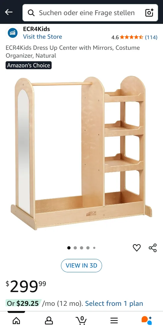 Wooden Kids' Dress Up Storage Unit image indicator(7)