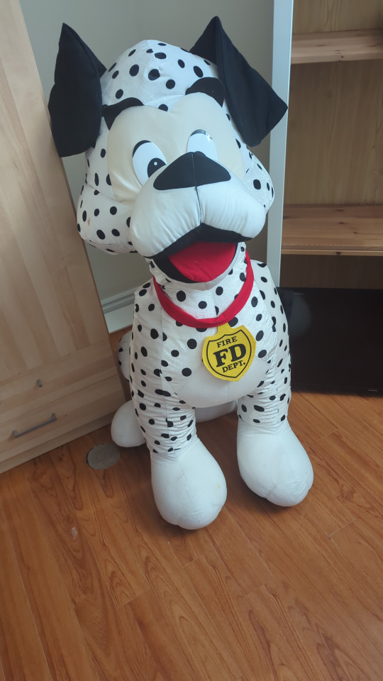 Dalmatian Fire Dept. Plush Toy