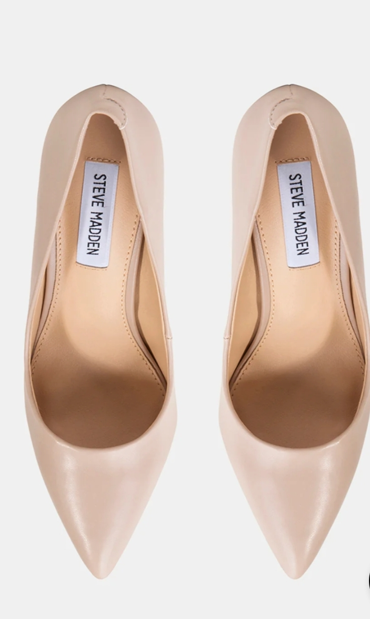 Steve Madden Beige Pointed Toe Heels - photo 2