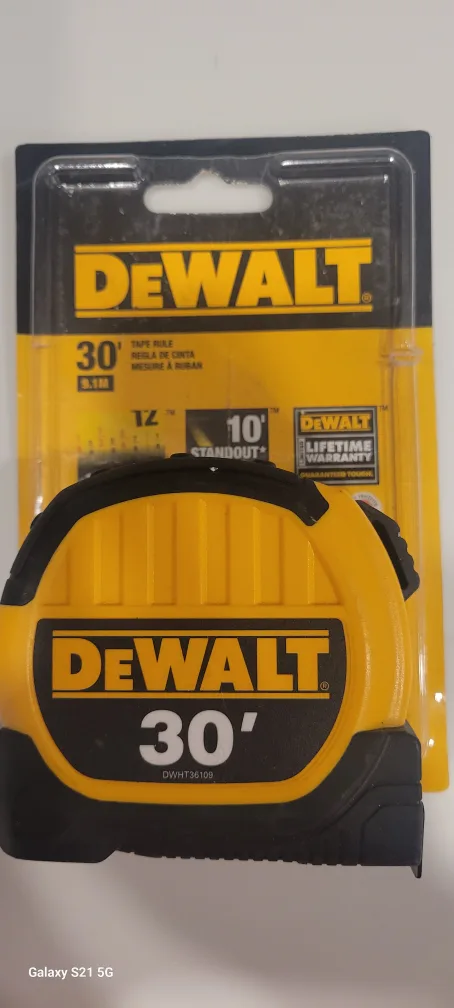 DeWalt 30' Tape Measure - New in Package