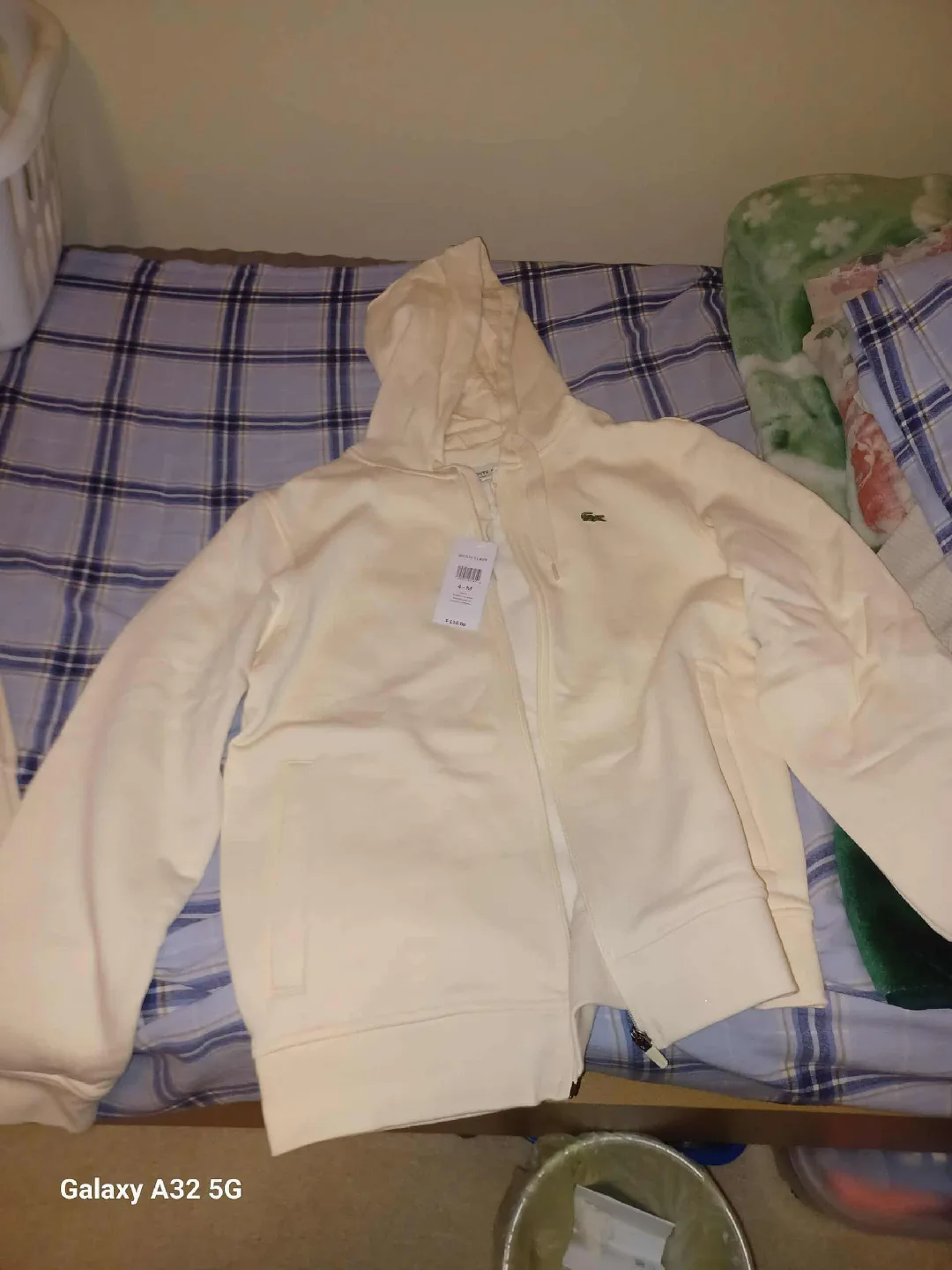 Lacoste Full Zip Hoodie & Jogger Set - Size M image indicator(4)