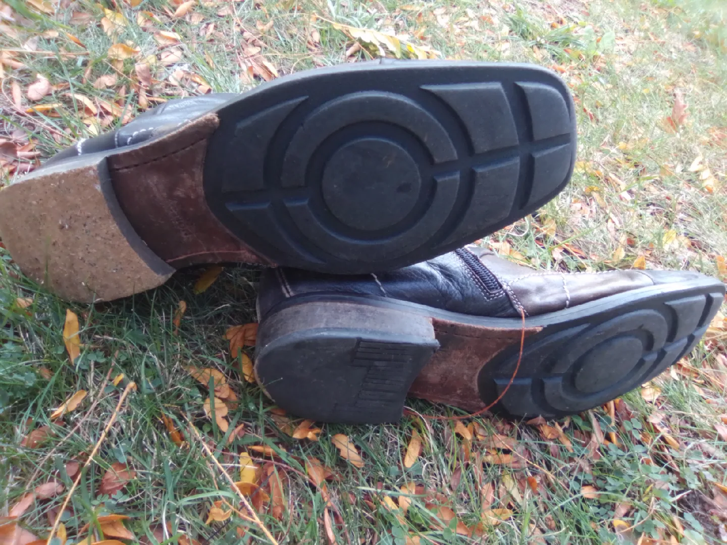 Cool Men's Leather Patchwork Kenneth Cole Ankle Boots sz 9.5 image indicator(7)