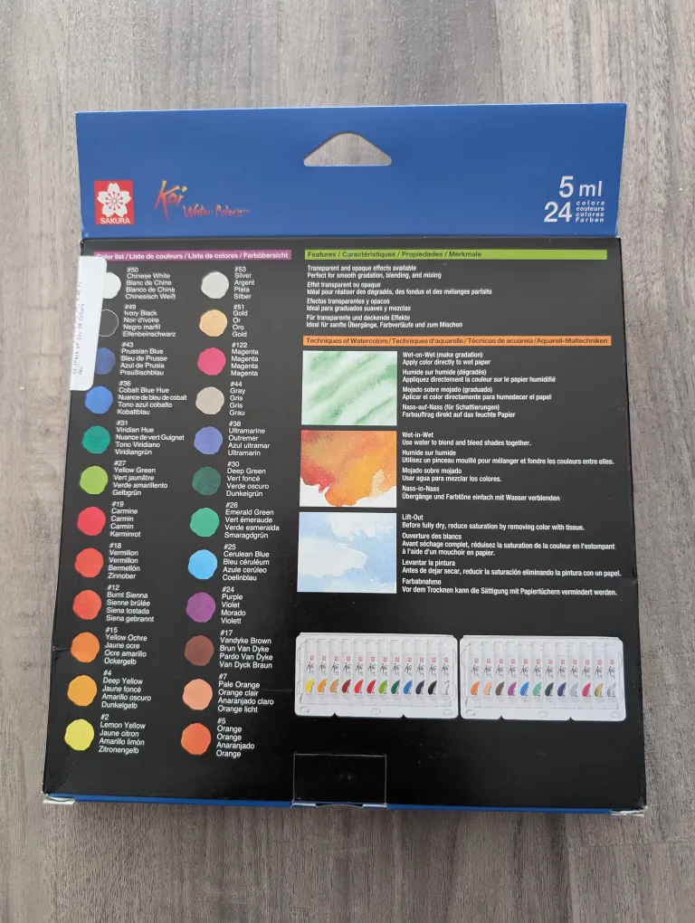 Sakura Koi Water Colors - 24 Colours image indicator(2)