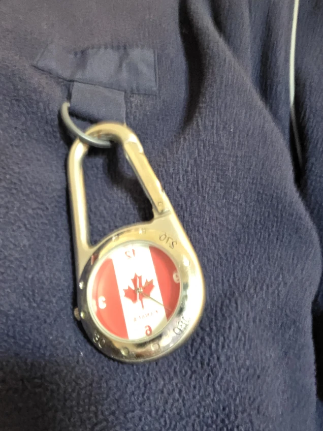 Watch- Canada Flag Carabiner Clip. - photo 2