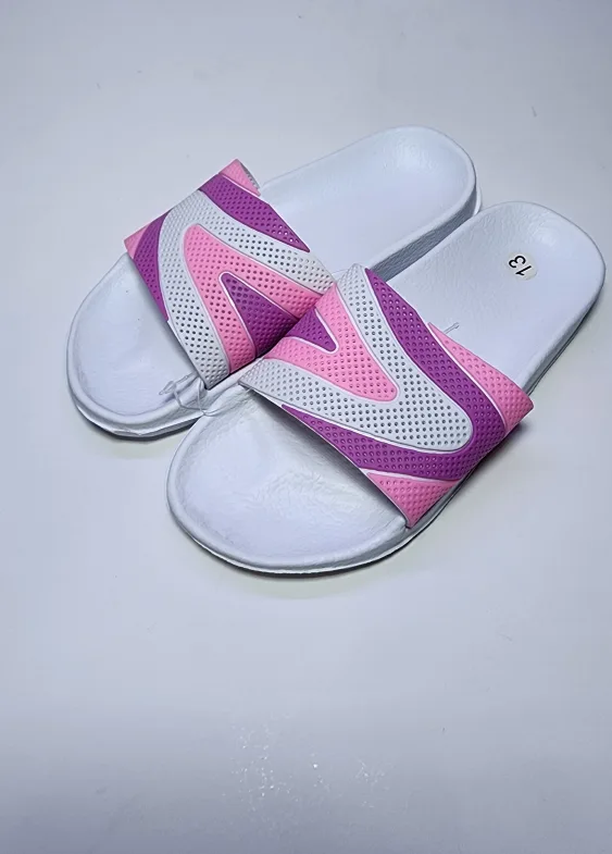 Girls Slides - Size 13- little kid image indicator(2)
