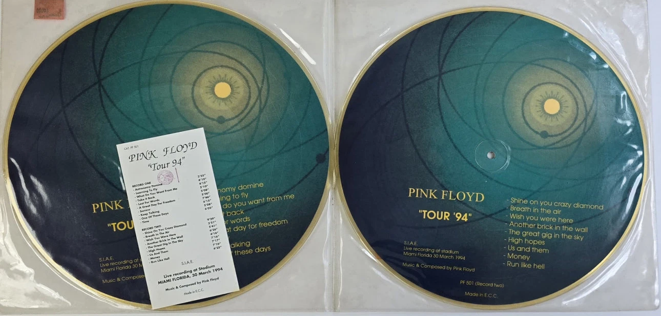 Pink Floyd Tour '94 Picture Disc Vinyl - photo 2
