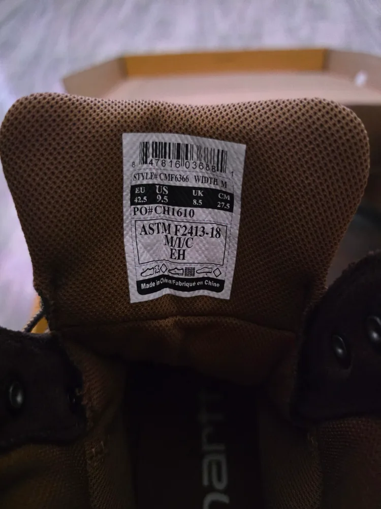 Carhartt Brown Leather Work Boots - Size 9.5 image indicator(3)