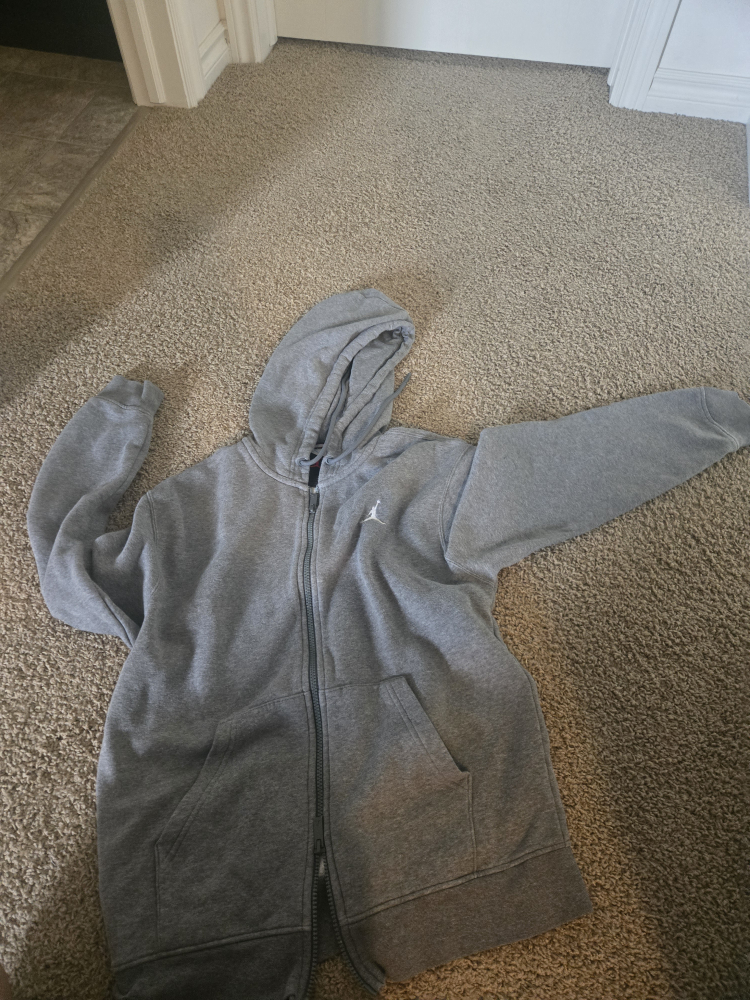 Jordan Full Zip Hoodie - Grey