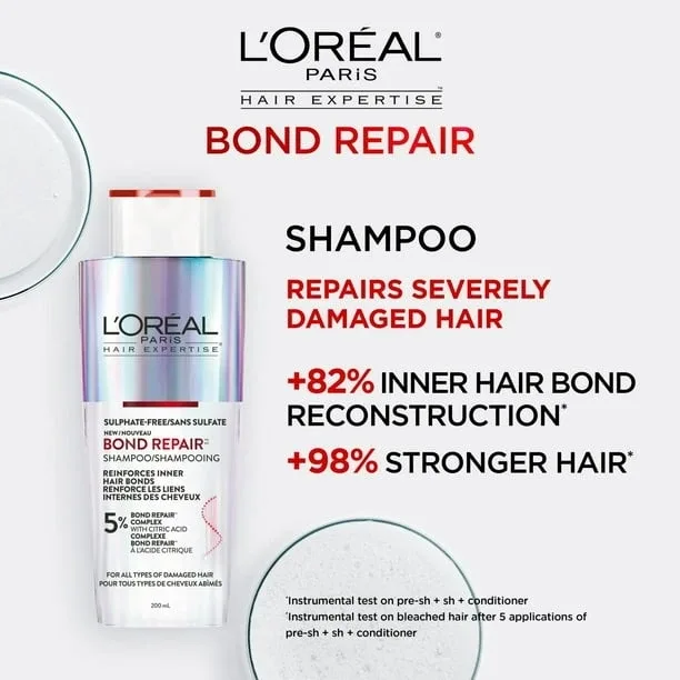 (NEW) L'Oréal Paris Bond Repair Shampoo thumbnail