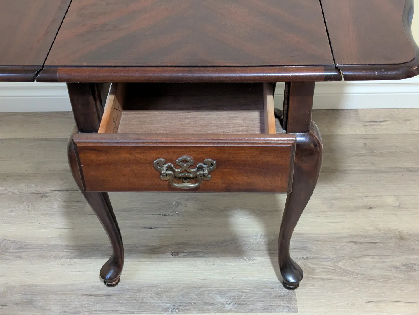 Vintage Mahogany Side Tables with Drawer image indicator(3)