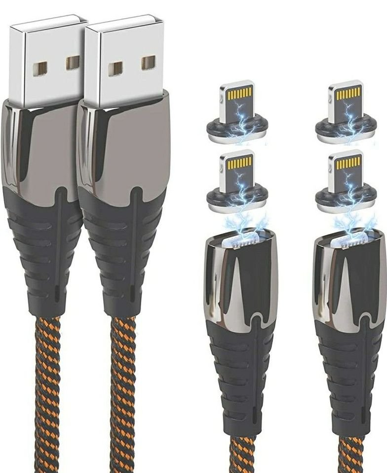 Magnetic iPhone Charging Cable 2Pack 6ft Charger Cord