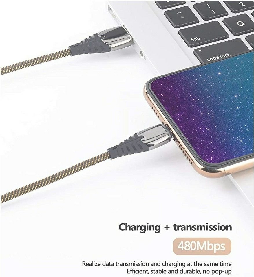 Magnetic iPhone Charging Cable 2Pack 6ft Charger Cord - photo 2