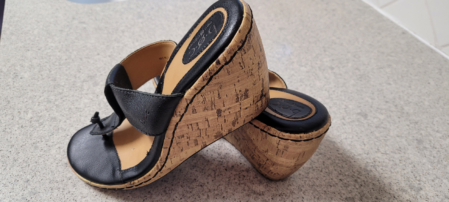 Leather Wedge Sandal - photo 2