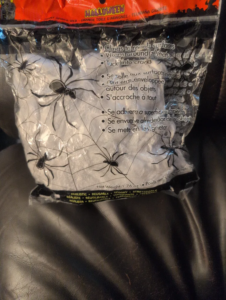 🥕Halloween Giant Spider Web Decoration