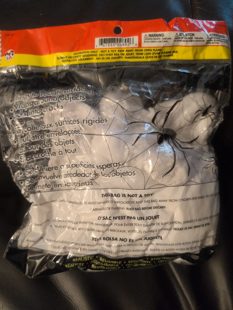 🥕Halloween Giant Spider Web Decoration image indicator(2)