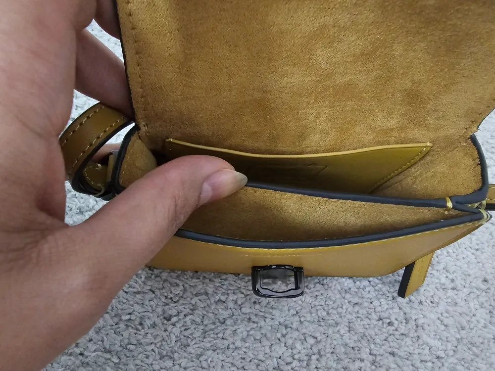 Authentic Coach Studio Mini Mustard Bag image indicator(5)