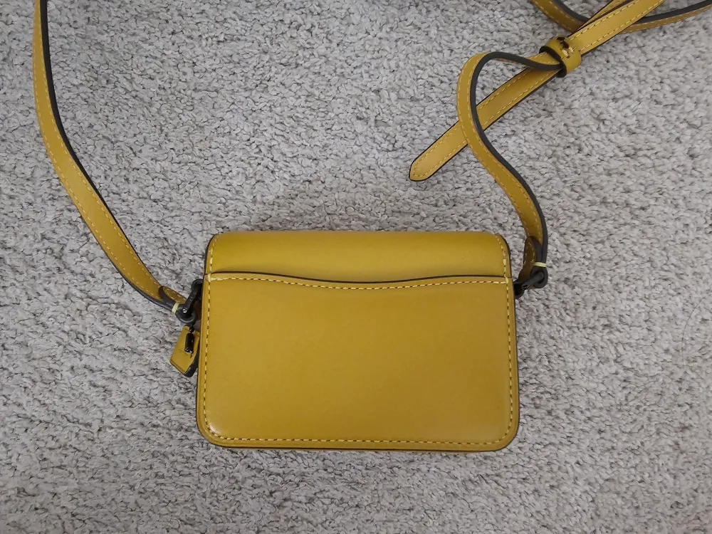 Authentic Coach Studio Mini Mustard Bag image indicator(7)