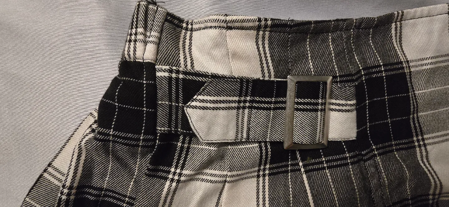 NEW! Justice Plaid Skirt with Built-in Shorts! - Size 12 Youth image indicator(3)