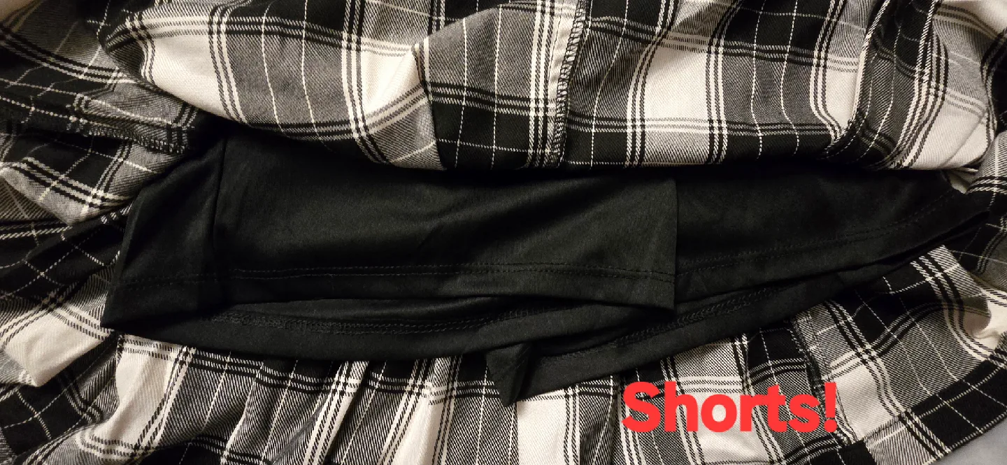 NEW! Justice Plaid Skirt with Built-in Shorts! - Size 12 Youth image indicator(5)