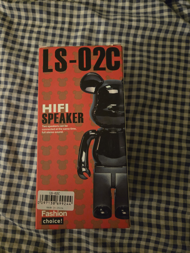 LS-02C Bearbrick Style HiFi Speaker - Fashion Choice!