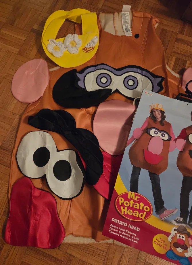 🥕🥕🥕🥕Mr. Potato Head Adult Costume XL (42-46) image indicator(4)