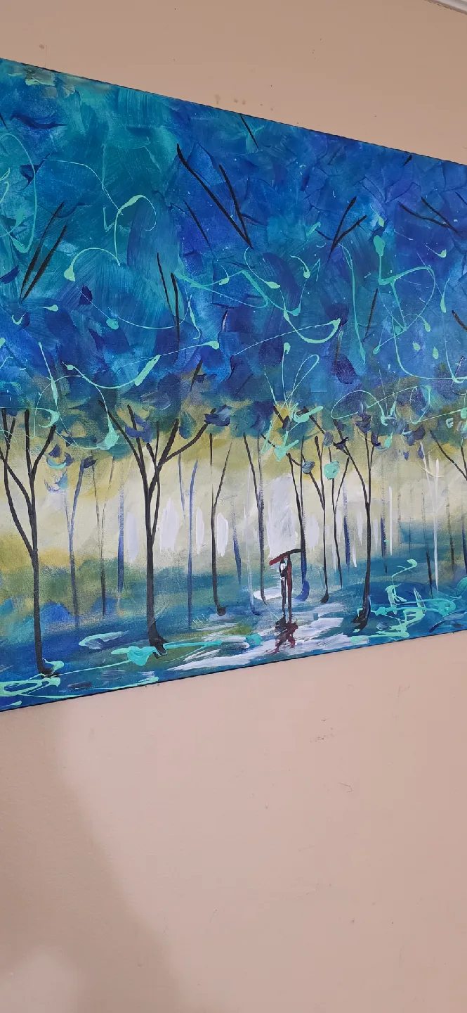 original hand-painted painting by local artist Queen Elizabeth image indicator(3)