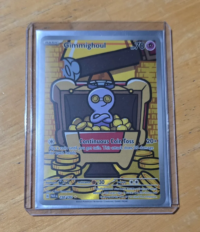 Gimmighoul Pokemon Card 198/182 thumbnail