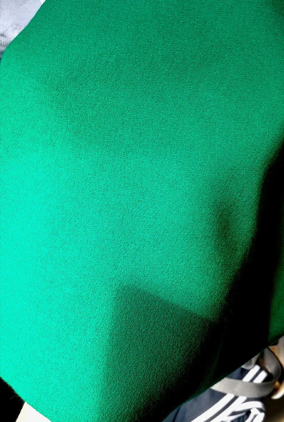 Vintage Green Pure Virgin Wool Pencil Skirt size S image indicator(4)