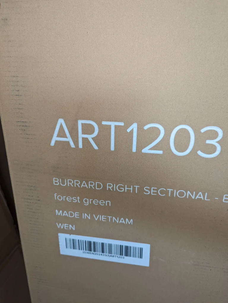 2 seater side only Partial Sectional - Forest Green New in Box image indicator(2)