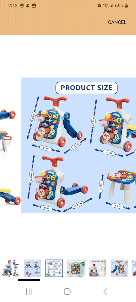5 in 1 Baby Walker Activity Center - photo 3