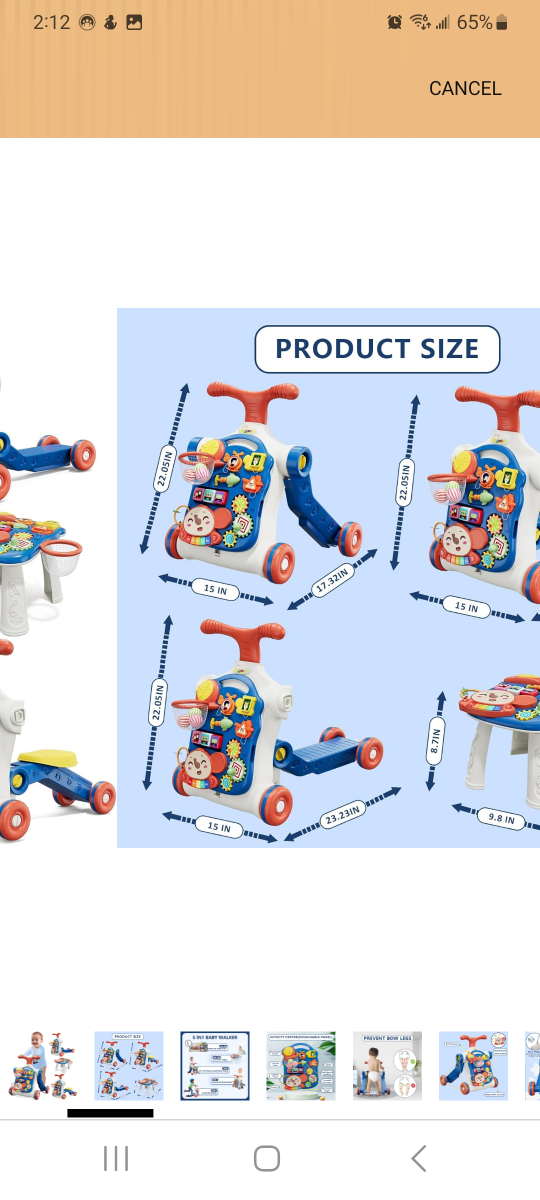 5 in 1 Baby Walker Activity Center - photo 4