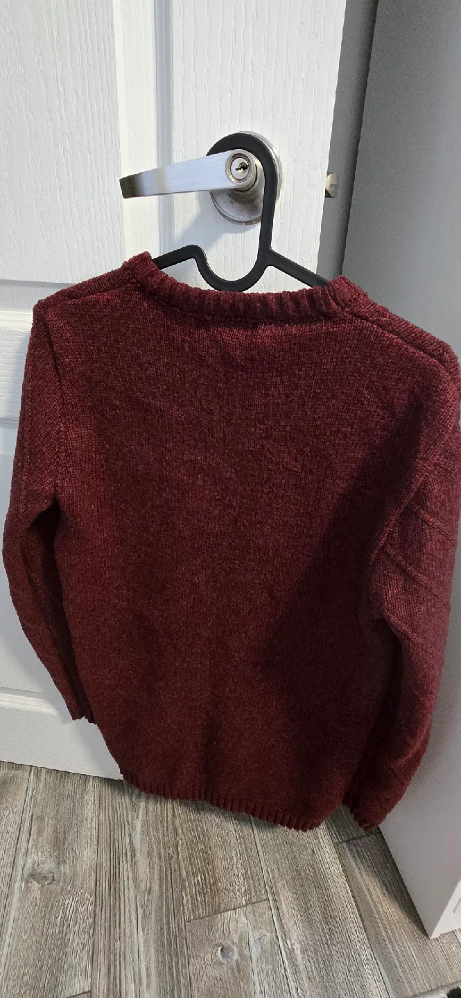 Zara Burgundy Knit Sweater image indicator(4)