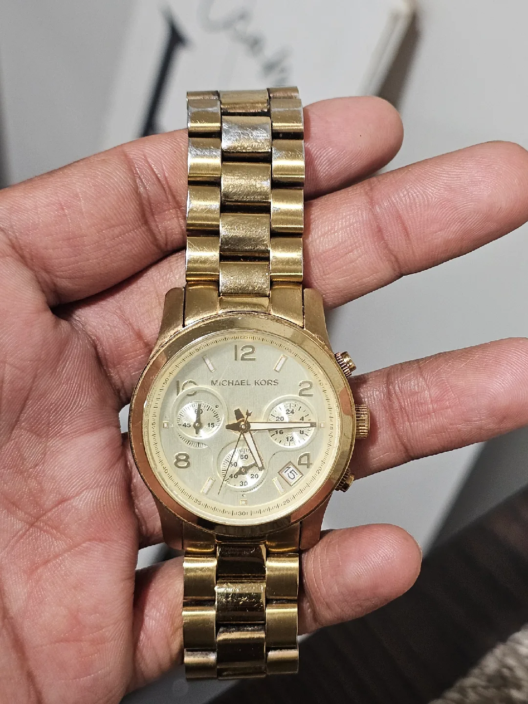 Michael Kors Women's Watches - Gold & Brown image indicator(3)