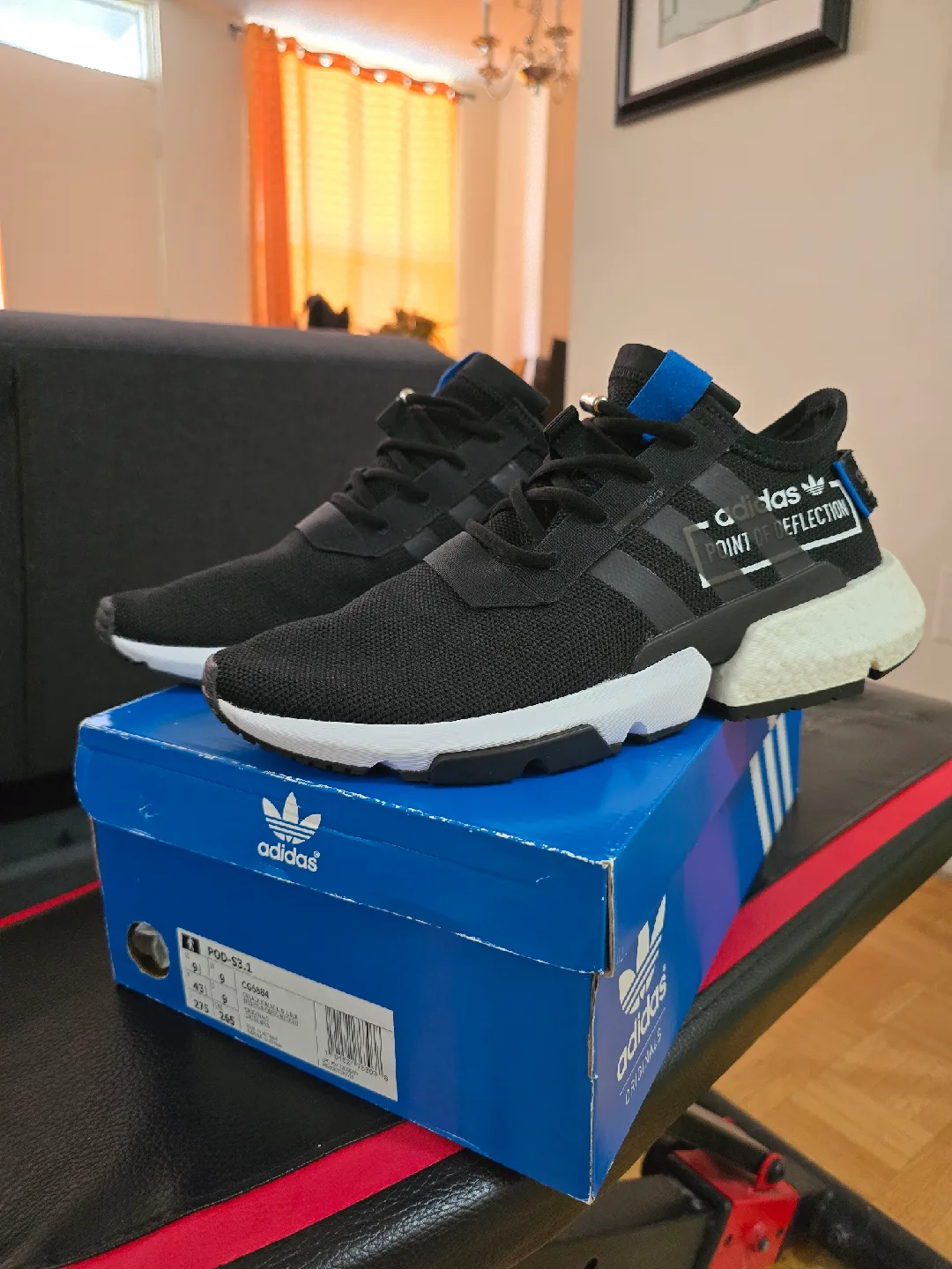 Adidas POD-S3.1 Black Men's US 9.5 image indicator(2)