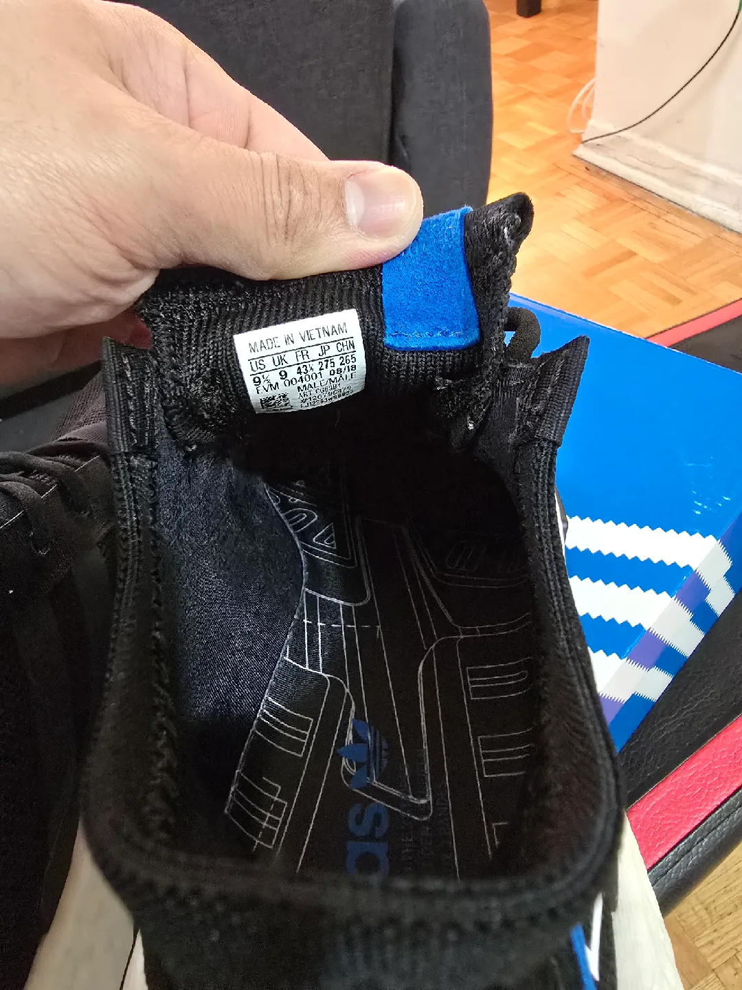 Adidas POD-S3.1 Black Men's US 9.5 image indicator(6)