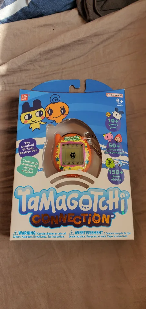 Tamagotchi Connection v3 - Orange Burst - Virtual Pet Toy