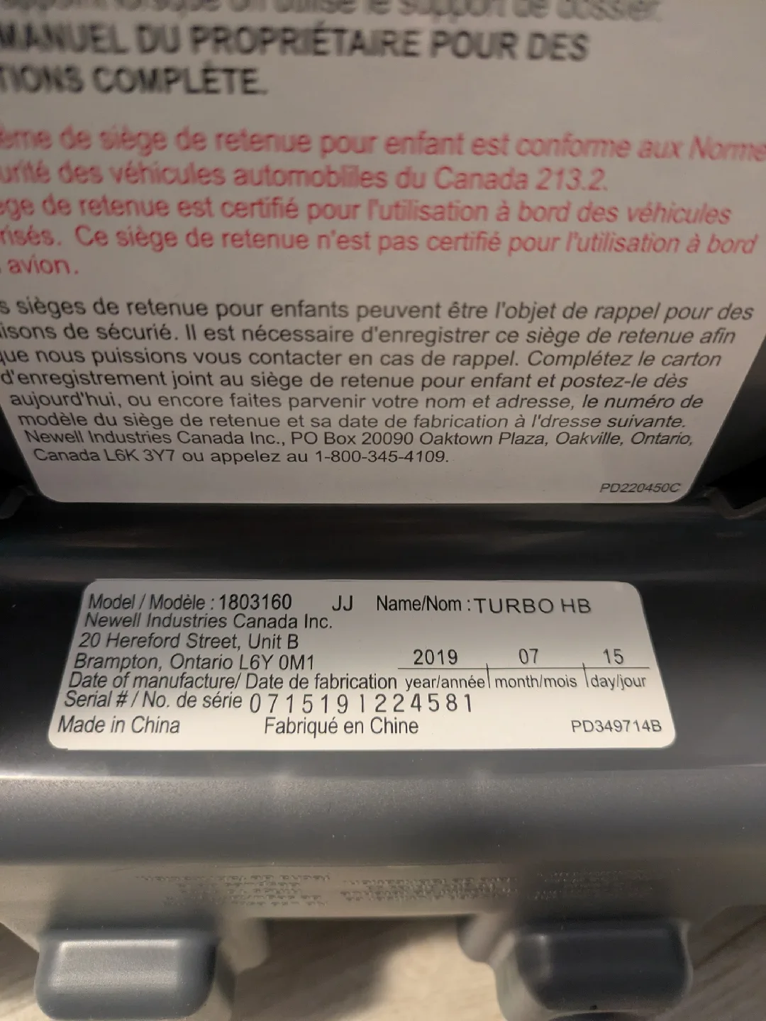 Graco Turbo HB Child Car booster Seat image indicator(5)