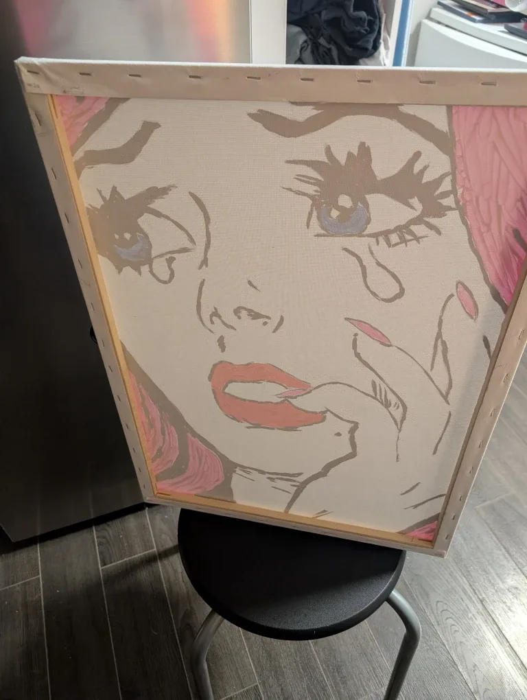 Hand-painted Canvas Art - Pop Art Style image indicator(2)