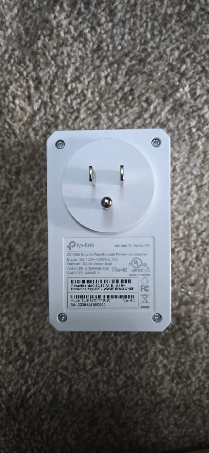 TP-Link AV1000 Gigabit Powerline Adapter image indicator(2)