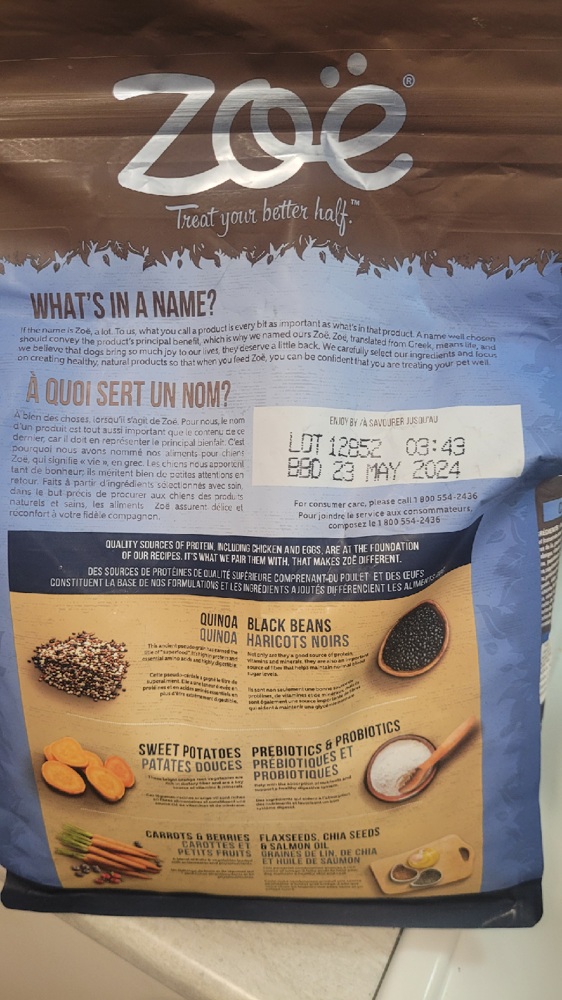 Zoe Small Breed Chicken, Quinoa & Black Bean Recipe - photo 2