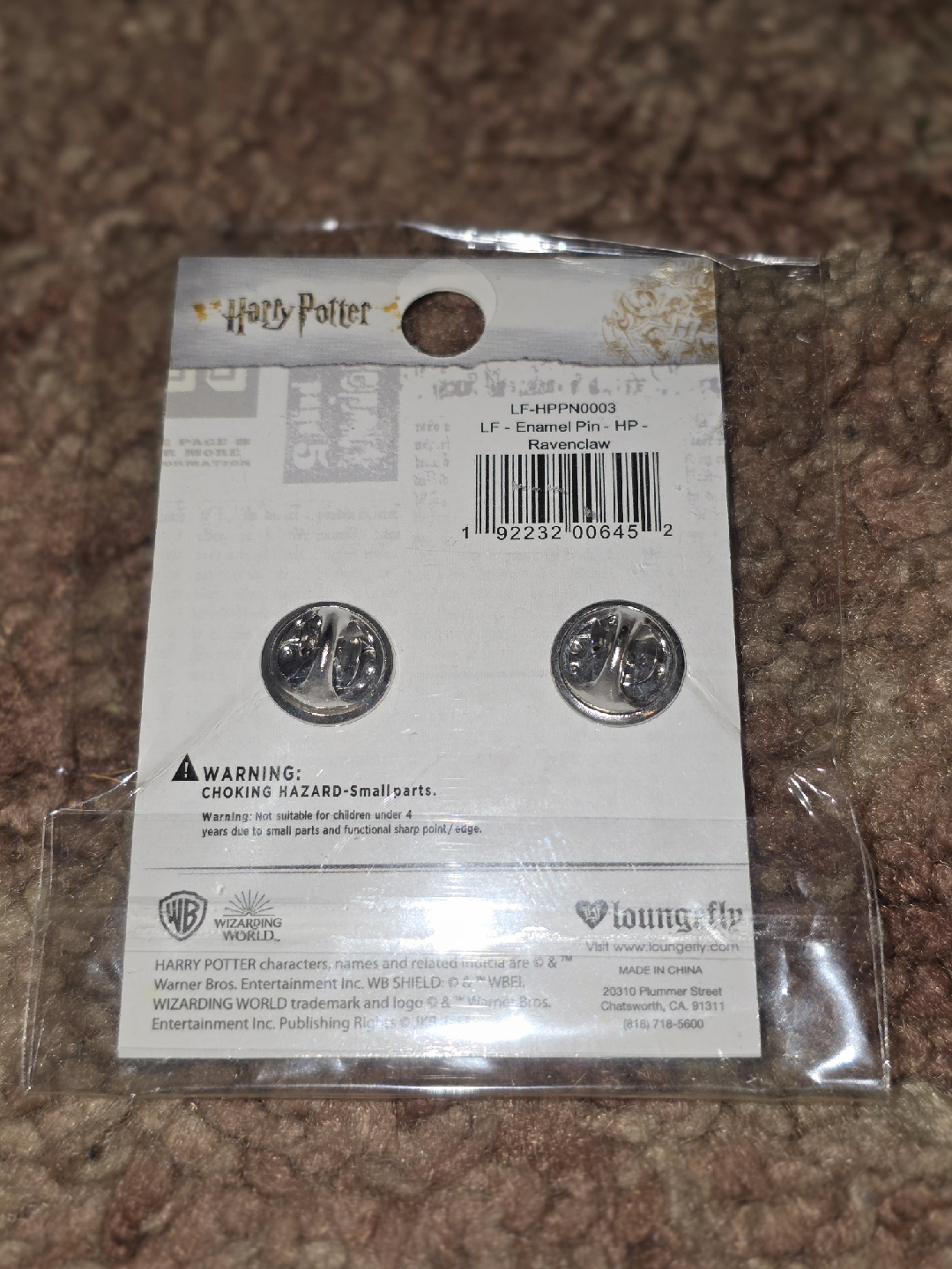 Harry Potter Ravenclaw Enamel Pin - New - photo 2