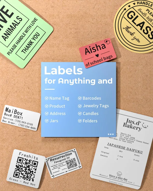 Phomemo M220 Label Maker, Upgrade 3 Inch Barcode Label Printer image indicator(2)