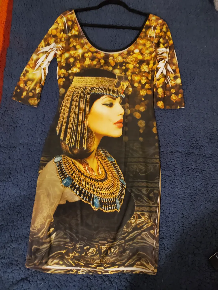 Egyptian Queen Print Dress image indicator(2)