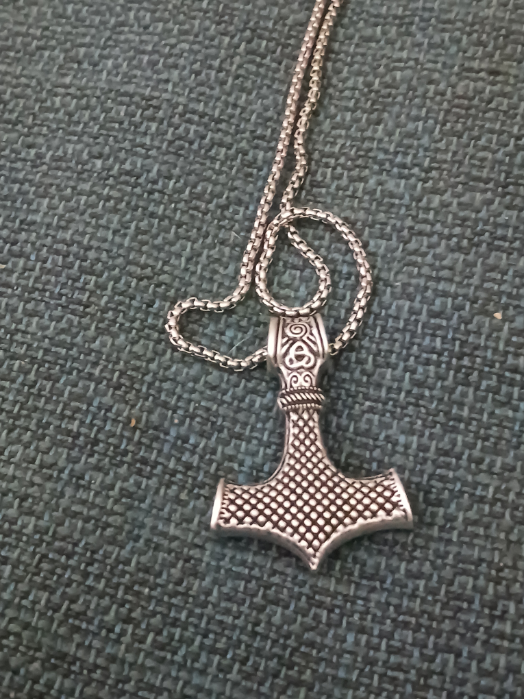 Thor's Hammer Pendant Necklace - photo 3