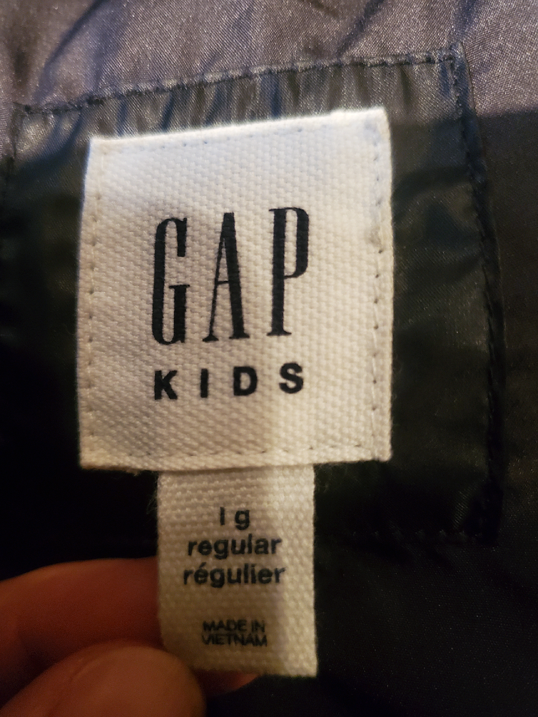 GAP Kids Black Puffer Vest - Size L (Regular) - photo 5