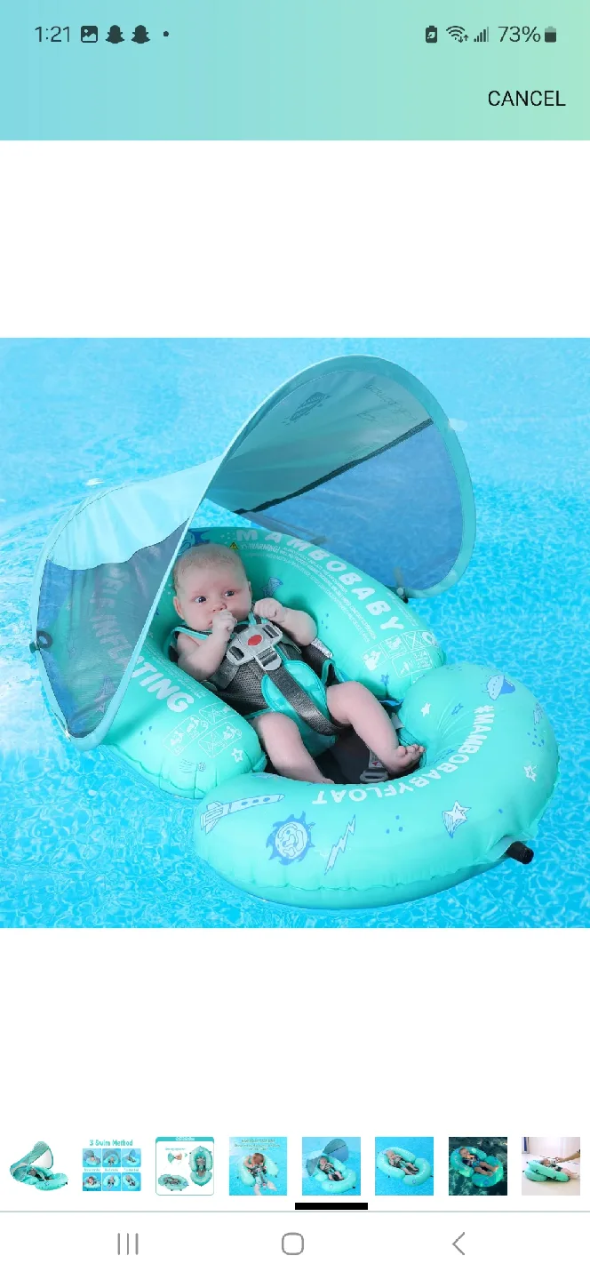 Mambobaby Float - Self-Inflating Baby Swimming Float image indicator(5)