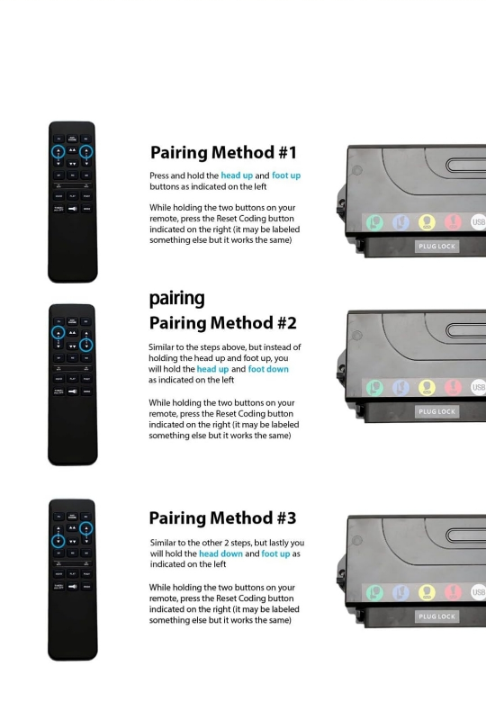 Richmat Adjustable Bed Remote - photo 4