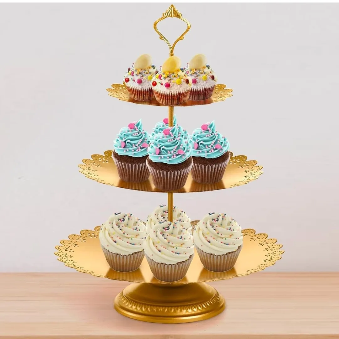 Gold Cake Stands image indicator(5)