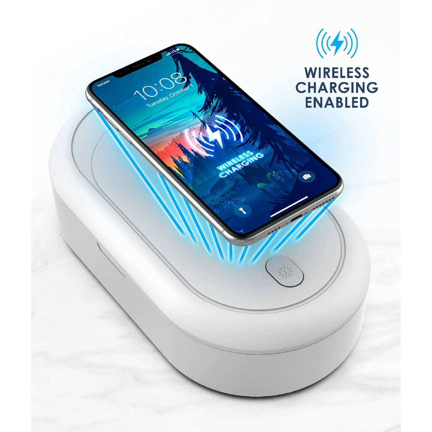 Cell Phone Cleaner Box with Wireless Charging - photo 4